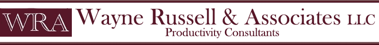 Wayne Russell & Associates LLC hands-on Productivity Consultants